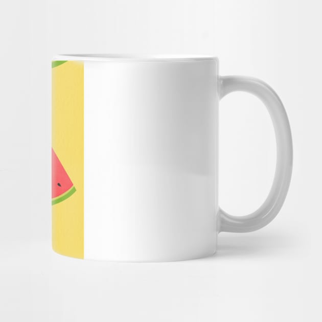 Fun watermelon bright digital pattern by kuallidesigns